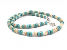 Heren ketting Turquoise schelp