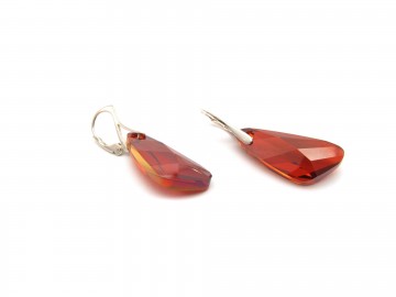 swarovski oorbellen rood
