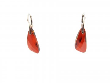 swarovski oorbellen rood