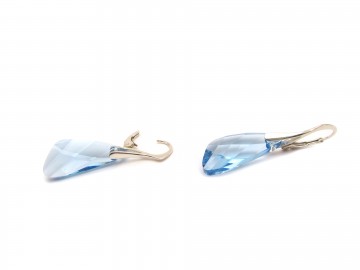 0orbellen swarovski wing lightblue
