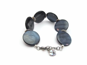 Armband Blauwe Schelp