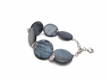 Armband Blauwe Schelp