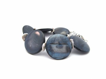 Armband Blauwe Schelp