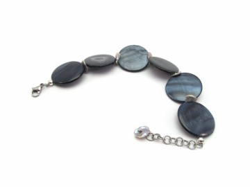 Armband Blauwe Schelp