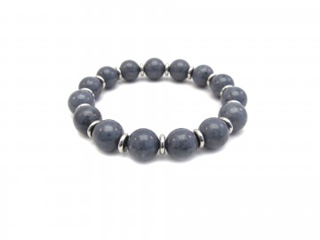 Armband grijze jade