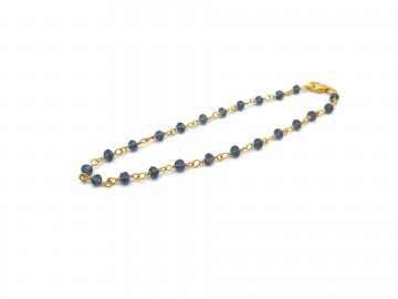 Armband ioliet edelsteen goud