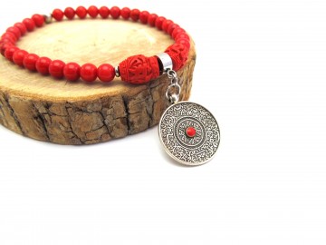 Armband tibetaanse koraal