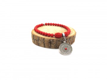 Armband tibetaanse koraal