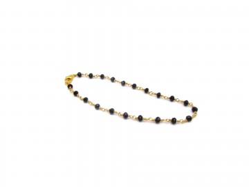 Armband zwarte spinel