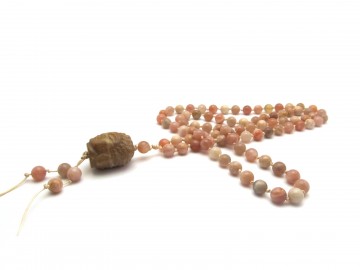 Boeddha ketting agaat edelsteen