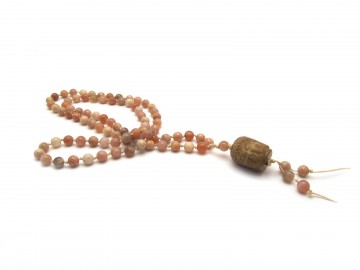 Boeddha ketting agaat edelsteen