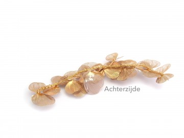 Bruidsaccessoire zalm