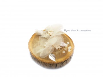 Bruidsspeld dubble bloem tule