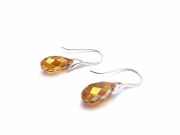 Swarovski topas Oorbellen