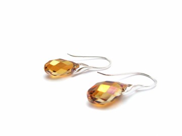 Swarovski Oorbellen bruin