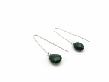 Oorbellen groene tourmalijn