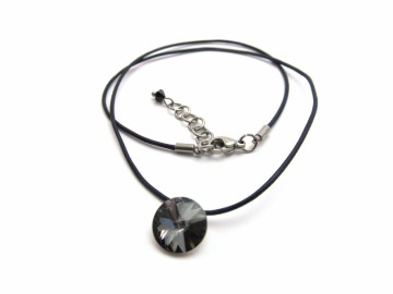 Ketting Silver night Swarovski