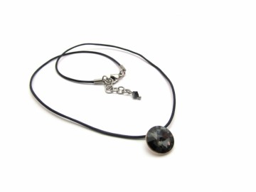 Ketting Silver night Swarovski