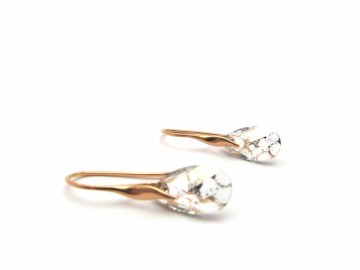 Rose gouden Oorbellen Swarovski®