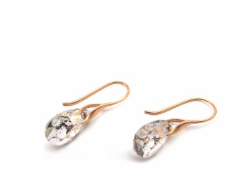 Rose gouden Oorbellen Swarovski®