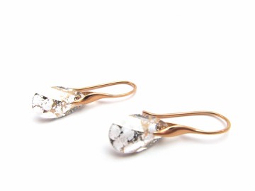 Rose gouden Oorbellen Swarovski®