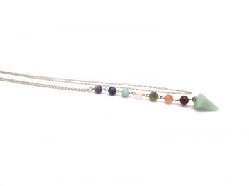 Chakra ketting aventurijn