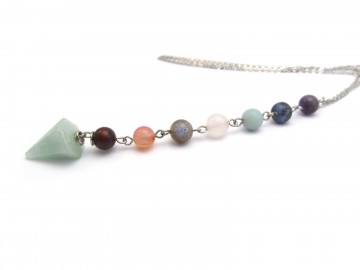 Chakra ketting aventurijn