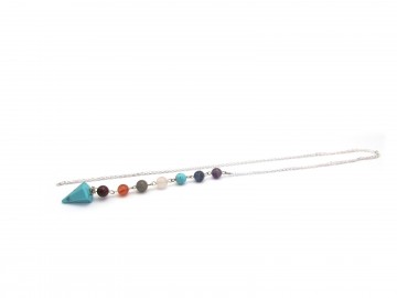 Chakra ketting turquiose