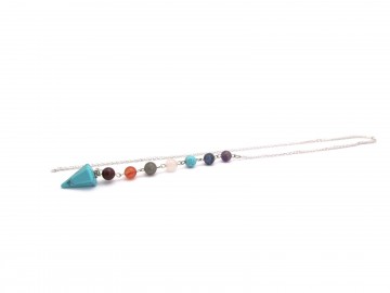 Chakra ketting turquiose