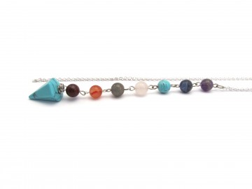 Chakra ketting turquiose