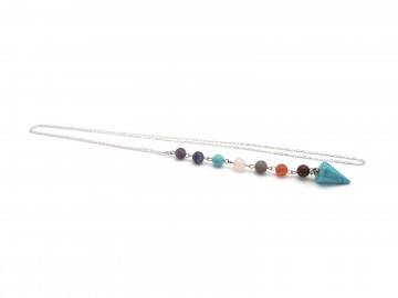 Chakra ketting turquiose