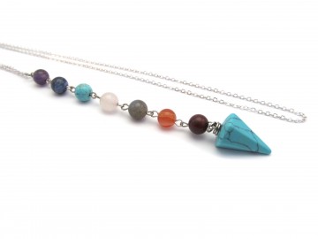 Chakra ketting turquiose