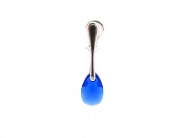 Clipoorbellen swarovski majestic blue