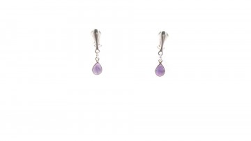 Clipoorbellen amethist