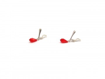 Clipoorbellen siam zilver