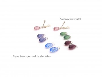 Clipoorbellen swarovski pegel overal