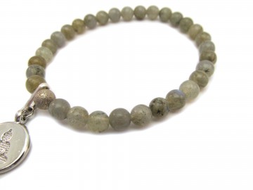 Edelsteen armband labradoriet