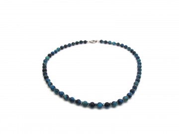 Edelsteen ketting blauwe tijgeroog