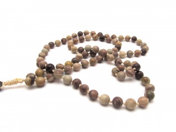 Edelsteen ketting flower