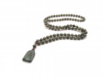 Edelsteen ketting phyolite thaise boeddha10