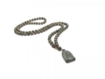 Edelsteen ketting phyolite thaise boeddha18