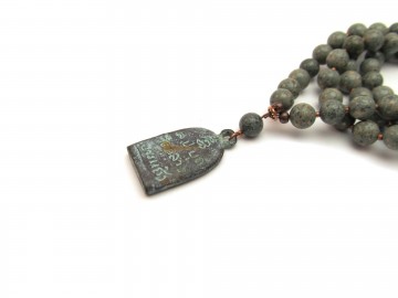 Edelsteen ketting phyolite thaise boeddha9