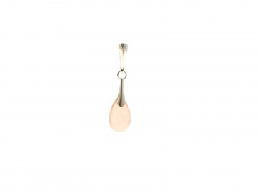 Edelsteen rose onyx oorbellen