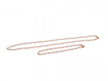 Edelsteen set witte chalcedoon