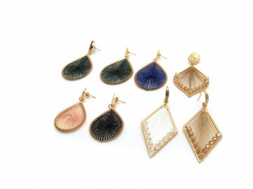 Gehaakte oorbellen overal