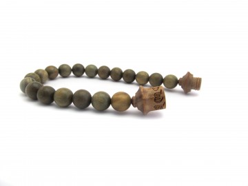 Groene sandelwood mantra armband5