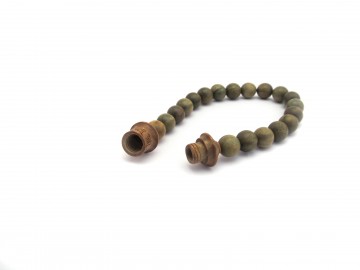 Groene sandelwood mantra armband6
