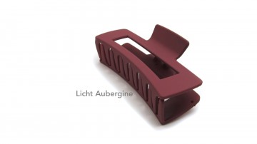 Haarklem groot  licht aubergine