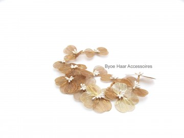 Haar accessoires goud streng