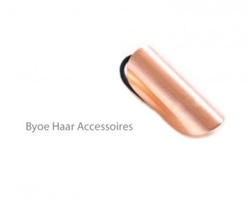 Haar elastiek design groot rosegoud